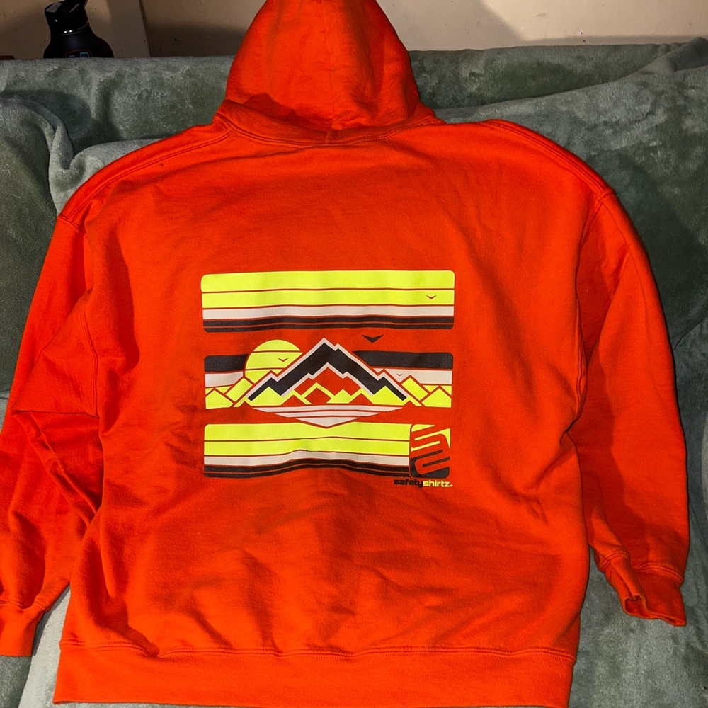 Bright Reflective Safety Hoodie